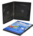 Double DVD Case Black (14mm) Budget